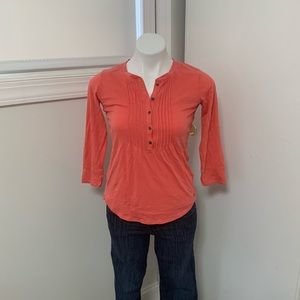 🌻 2 for $20 Eddie Bauer 3/4 sleeve Henley shirt
